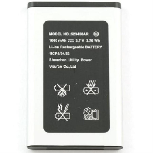 картинка Panasonic 523450AR Аккумуляторная батарея Li-Ion 1000mAh 3,7 В KX-TU110RUB, KX-TU110RUC, KX-TU110RUV от магазина Интерком-НН фото 2