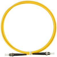 картинка Патч-корд оптический (optic patch cord) ST/UPC-ST/UPC SM 9/125мкм одномодовый (simplex) 1 метр от магазина Интерком-НН
