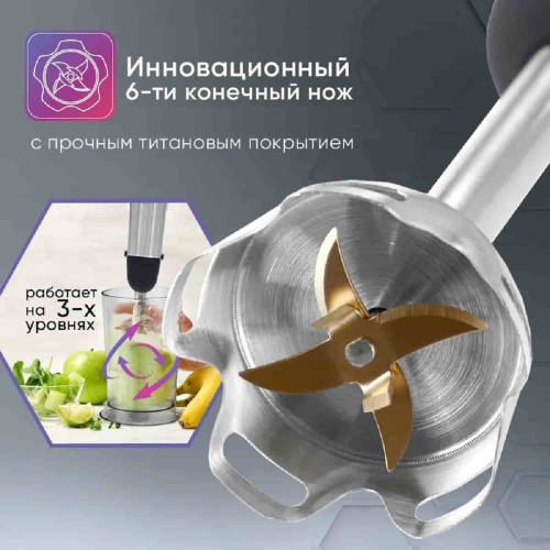 картинка HiSTORY IHB-526-CH5WM насадка измельчитель погружной (чоппер) для блендера IHB-526 от магазина Интерком-НН фото 4