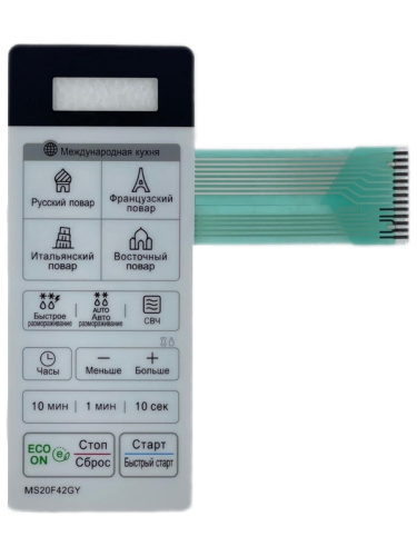 картинка LG MFM62897101 Сенсорная панель управления СВЧ MS2042G, белый, 13pin от магазина Интерком-НН фото 3