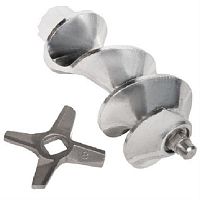 картинка Bosch 12019443 Шнек в комплекте с двухсторонним ножом №8 и втулкой для мясорубки Zelmer от магазина Интерком-НН