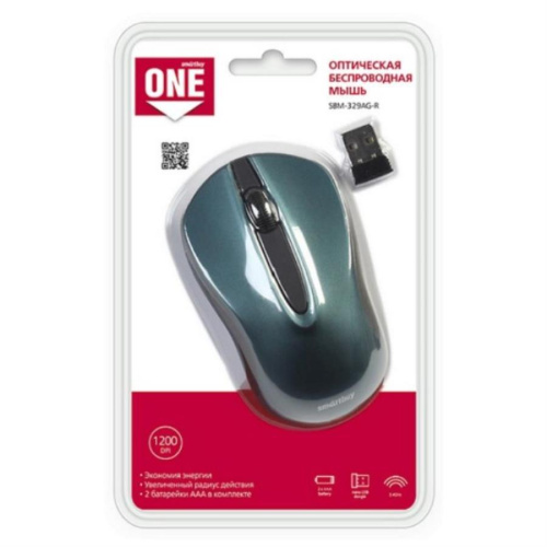 изображение Мышь беспроводная SmartBuy SBM-329AG-B ONE (синяя) магазин Компании Интерком-НН картинка SmartBuy SBM-329AG-B ONE Мышь беспроводная (синяя) от магазина Интерком-НН