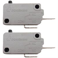 картинка Микропереключатели KW3A-16T0-B200 2шт, нормально разомкнутые, 2-х контактные  KW3A 16(4)A 250V от магазина Интерком-НН