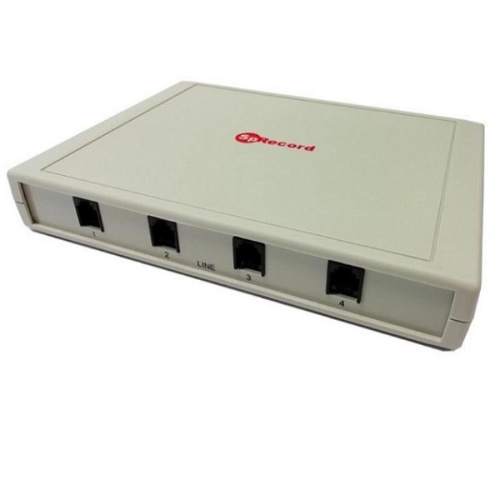 картинка SpRecord MT4 Система записи телефонных разговоров для аналоговых линий с сетевым портом, 4 канала от магазина Интерком-НН