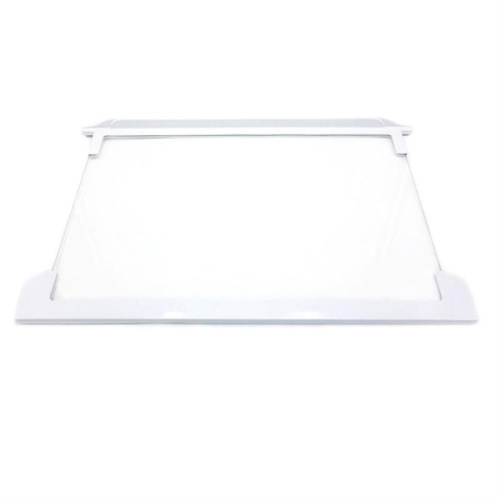 картинка Beko 4564180200 Полка стеклянная 450х308мм в сборе с обрамлением для холодильника от магазина Интерком-НН