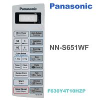 картинка Panasonic F630Y4T10HZP Сенсорная панель для СВЧ (микроволновой печи) NN-S651WF от магазина Интерком-НН