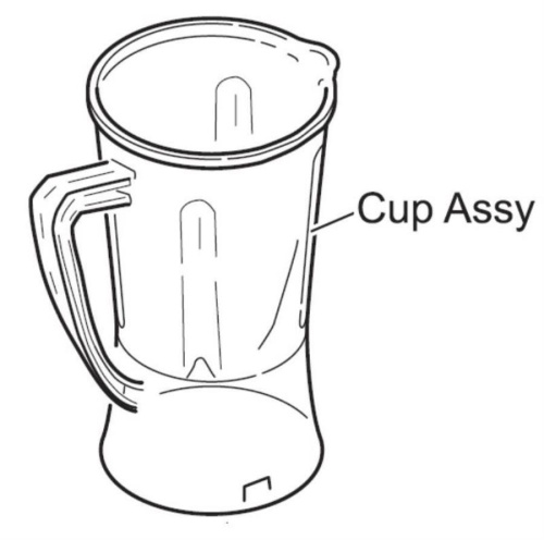 картинка Panasonic X0194-090 пластиковый контейнер для блендера MX-GX1011, MX-GX1021 от магазина Интерком-НН фото 2