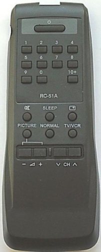 картинка Huayu RC-51A [16846) пульт дистанционного управления (ПДУ) для телевизора Akai RC-51A от магазина Интерком-НН