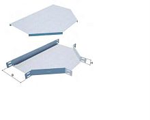 картинка Крышка отвода Т-образный для лотка 200*50 от магазина Интерком-НН