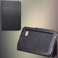 картинка Чехол-книжка Samsung P3100 (черный) 7" кожа (кож.крепление) 200/P3100 от магазина Интерком-НН