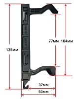картинка Panasonic Z30189V00XP (F30189V00XP) Крючок двери для СВЧ NN-GM340, NN-GT351, 370, NN-SD361, 381 от магазина Интерком-НН