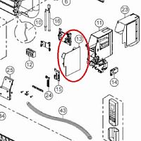 картинка Panasonic CWA73C6375 плата внутреннего блока кондиционера  CS-W7NKD от магазина Интерком-НН