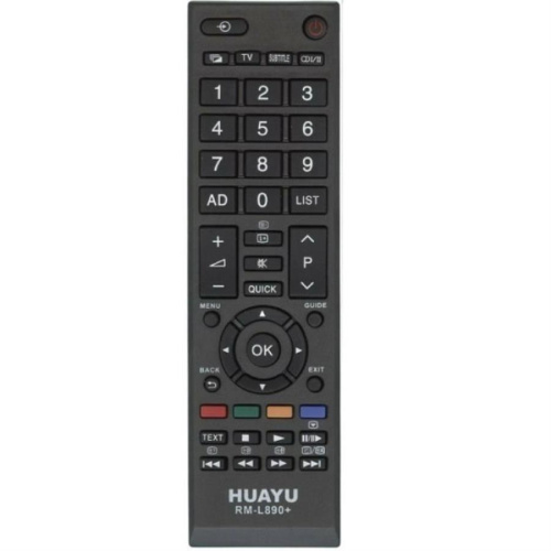 изображение Huayu RM-L890+ (21268) универсальный пульт дистанционного управления (ПДУ) для телевизора TOSHIBA магазин Компании Интерком-НН картинка Huayu RM-L890+ (21268) универсальный пульт дистанционного управления (ПДУ) для телевизора TOSHIBA от магазина Интерком-НН