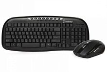 картинка SmartBuy One SBC-205507AG-K Комплект клавиатура+мышь мультимедийный, беспроводной, черный от магазина Интерком-НН