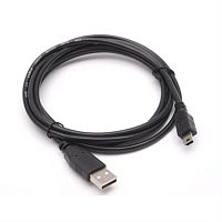 картинка Кабель USB mini USB 1 м черный (в пакете) от магазина Интерком-НН