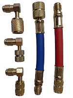 картинка Комплект адаптеров (переходников) CH-135 для заправки автокондиционеров от магазина Интерком-НН