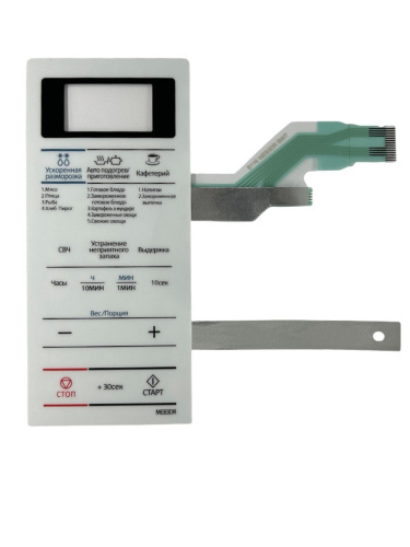 картинка Samsung DE34-00355H сенсорная панель управления для микроволновой печи (СВЧ) ME83DR-W/BWT белый от магазина Интерком-НН