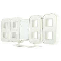 картинка Светодиодные TS-S60-W настольные/настенные часы с функцией будильника от магазина Интерком-НН