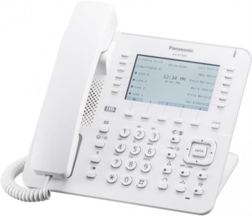 картинка Телефон IP Panasonic KX-NT680RU белый от магазина Интерком-НН фото 9