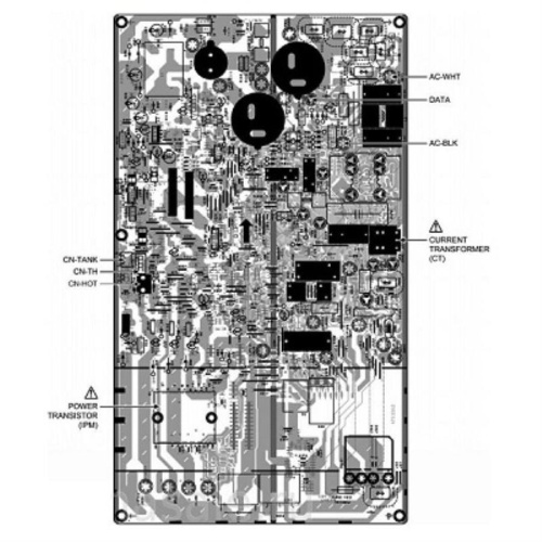 картинка Panasonic CWA73C7697R Плата управления (MAIN) наружного блока кондиционера  CU-E9PKD 04.12.2018  от магазина Интерком-НН фото 2