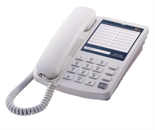 изображение Проводной телефон LG-Ericsson GS-472L, цвет светло-серый магазин Компании Интерком-НН картинка LG-Ericsson GS-472L проводной телефон, цвет светло-серый от магазина Интерком-НН