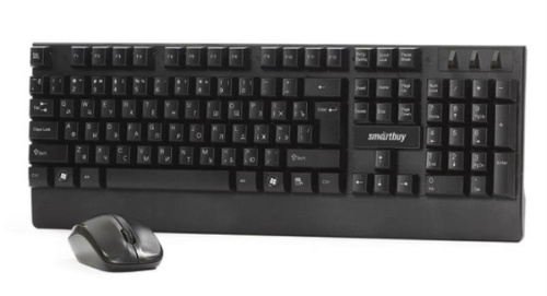 изображение Комплект клавиатура+мышь, беспроводной, черный SmartBuy One SBC-113347AG-K магазин Компании Интерком-НН картинка SmartBuy One SBC-113347AG-K Комплект клавиатура+мышь, беспроводной, черный от магазина Интерком-НН