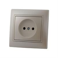 картинка Розетка б/з керамика LEZARD MIRA жемчужно-белый перламутр 701-3030-121 от магазина Интерком-НН