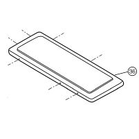 картинка Panasonic CWE03101B Крышка внешнего блока кондиционера CU-A18CTP5, CU-A24CTP5 от магазина Интерком-НН