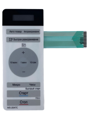 картинка LG MFM37317501 Сенсорная панель управления, мембрана микроволновой печи, СВЧ MS-2047C от магазина Интерком-НН