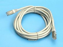 картинка Патч-корд cat. 5e 1м. (серый) экранированный от магазина Интерком-НН