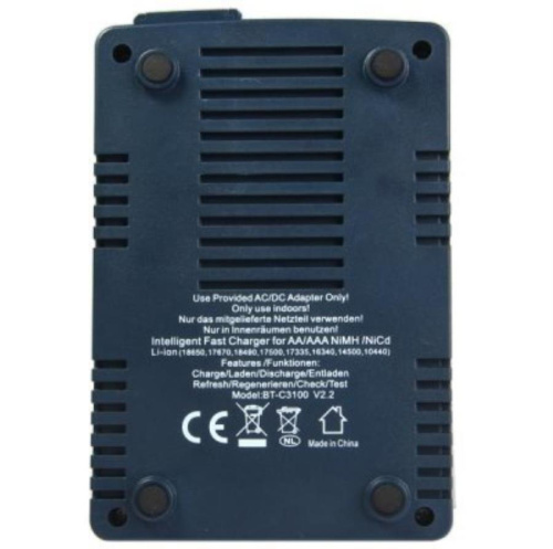 картинка Opus BT-C3100 v2.2 Универсальное зарядное устройство на 4 аккумулятора Ni-Cd / Ni-Mh и Li-Ion от магазина Интерком-НН фото 4