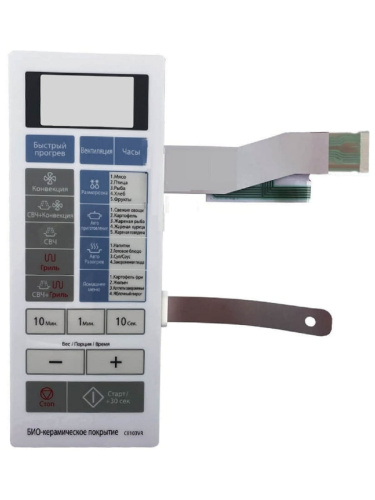 картинка Samsung DE34-00346A сенсорная панель управления для микроволновой печи (СВЧ) CE103VR белый от магазина Интерком-НН