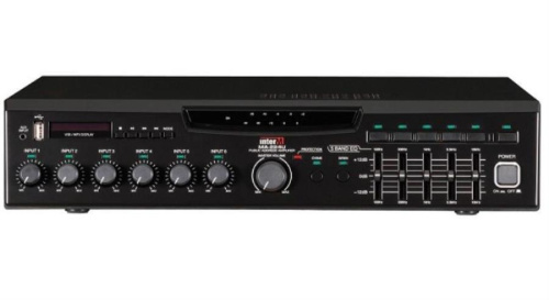 изображение Inter-M MA-212U Цифровой микшер – усилитель с USB-медиаплеером, 5 зон, 120 Вт магазин Компании Интерком-НН картинка Inter-M MA-212U Цифровой микшер – усилитель с USB-медиаплеером, 5 зон, 120 Вт от магазина Интерком-НН