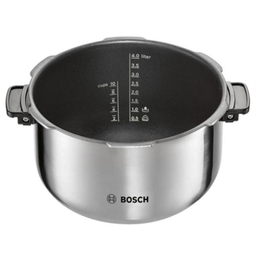 изображение Чаша индукционной мультиварки Bosch (нерж.сталь+алюминий) с тефлоновым покрытием, 5л, для MUC88.. магазин Компании Интерком-НН картинка Bosch 00578616 Чаша индукционной мультиварки (нерж.сталь+алюминий) с тефлоновым покрытием, 5л от магазина Интерком-НН