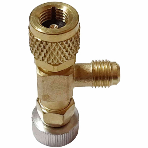 картинка Вентиль сервисный HC-1222 с резьбой 1/4"M- 1/4"F SAE для заправки кондиционеров от магазина Интерком-НН фото 2