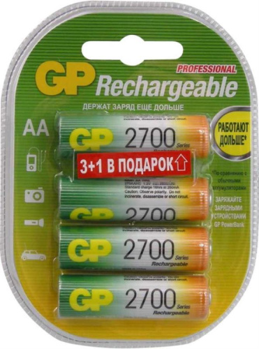 изображение Упаковка аккумуляторов 4шт GP 270AAHC3/1-2CR4 AA магазин Компании Интерком-НН картинка Упаковка аккумуляторов 4шт GP 270AAHC3/1-2CR4 AA от магазина Интерком-НН