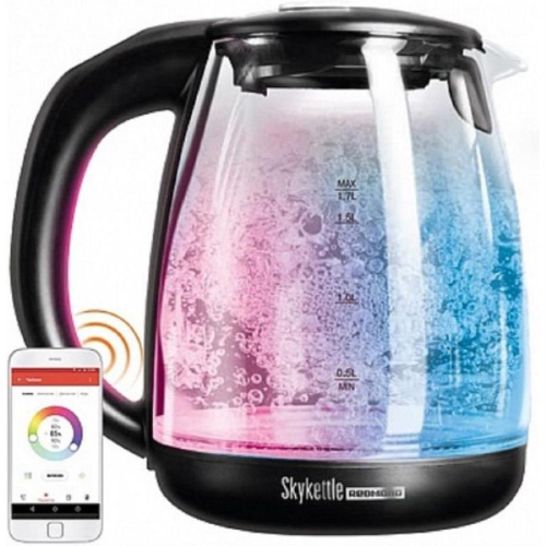 картинка Redmond RK-G210S электрический чайник SkyKettle 2200Вт, объем 1.7 л,  стекло от магазина Интерком-НН
