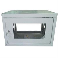 картинка Шкаф настенный 6U серия NOP2 (600х450х357), разборный, серый Netko от магазина Интерком-НН