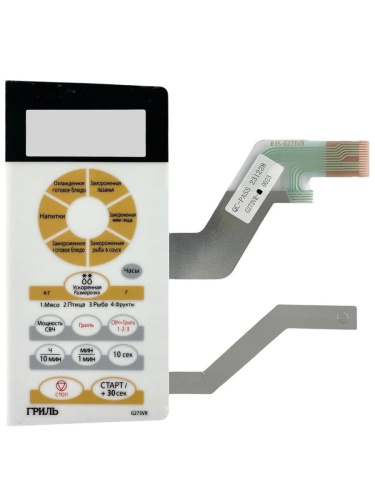 картинка Samsung DE34-00193J Сенсорная панель управления для микроволновой печи (СВЧ) G273VR белый от магазина Интерком-НН