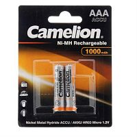 картинка Упаковка аккумуляторов 2шт Camelion R03 1000 mAh Ni-Mh BL-2 от магазина Интерком-НН
