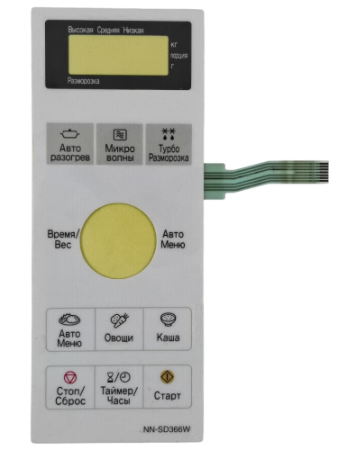 картинка Panasonic F630Y8H70HZP Сенсорная панель для СВЧ (микроволновой печи) NN-SD366W ZPE, ZTE от магазина Интерком-НН