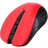 картинка Oklick 545MW Мышь беспроводная USB, чёрный/красный от магазина Интерком-НН