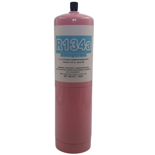 картинка Газ R134a баллон 1000 грамм (фреон, хладон, хладагент) с клапаном  от магазина Интерком-НН