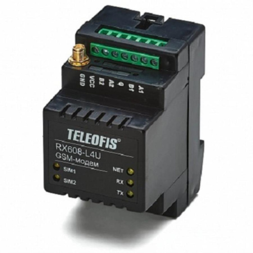 картинка RX608-L4U V.2 (с реле) Модем GSM Teleofis RS‑232/RS‑485 от магазина Интерком-НН