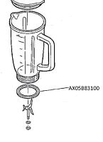 картинка Panasonic AX05B83100 Резиновый уплотнитель для соковыжималки   от магазина Интерком-НН