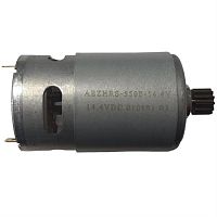 картинка 010191 В1 AEZHRS-550S-14.4VDC двигатель с шестерней 12 зубье D=10мм для шуруповерта Интерскол, Bosch от магазина Интерком-НН