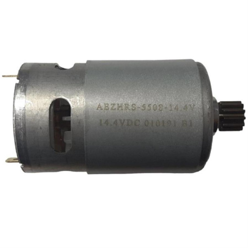 изображение 010191 В1 AEZHRS-550S-14.4VDC двигатель с шестерней 12 зубье D=10мм для шуруповерта Интерскол, Bosch магазин Компании Интерком-НН картинка 010191 В1 AEZHRS-550S-14.4VDC двигатель с шестерней 12 зубье D=10мм для шуруповерта Интерскол, Bosch от магазина Интерком-НН