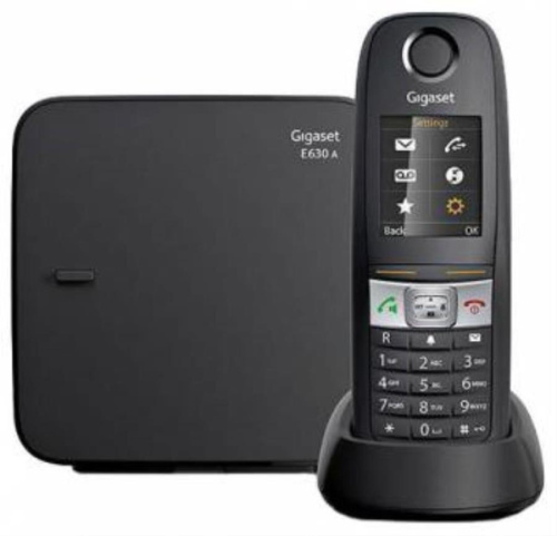 картинка Р/Телефон Dect Gigaset E630A RUS черный автооветчик АОН от магазина Интерком-НН фото 2