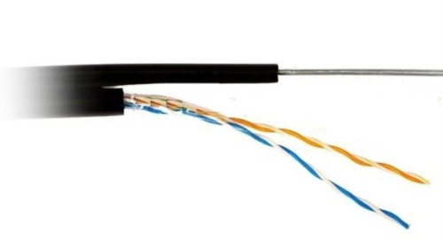 изображение Кабель FTP2 cat5е для наружных работ с тросом магазин Компании Интерком-НН картинка Кабель FTP2 cat5е витая пара экранированная для наружных работ с тросом от магазина Интерком-НН