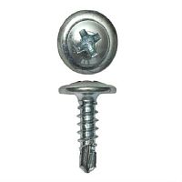 картинка Саморезы 4,2х13 стальные с прессшайбой, наконечник сверло Tech-KREP (1000 шт)																							 от магазина Интерком-НН